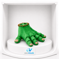 Llavero de mano zombie