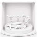 Pack de 8 figuras Meccha Chameleon