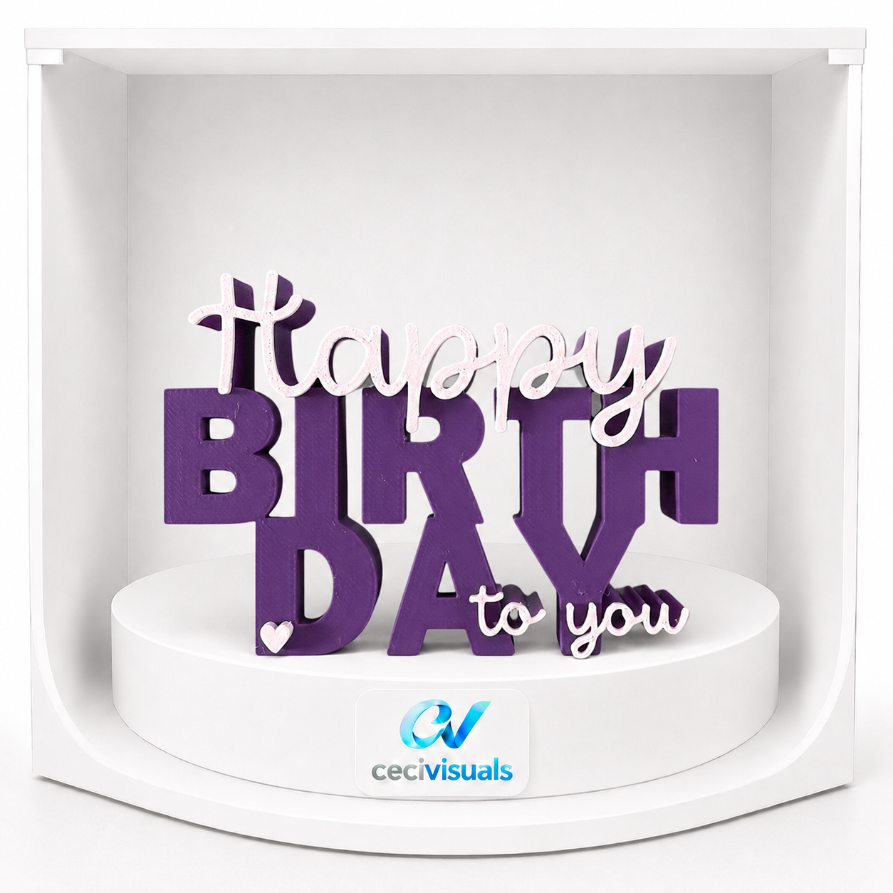 Letrero Happy Birthday to you