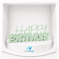 Letrero Happy Birthday simple